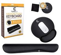 CushionCare Keyboard Wrist Rest Pad - Mouse Pad Included - Ergonomic Support - Made of Foam That Is Built to Last - Provides Comfort and Support to Hands While Typing - 3 Years Warranty by CushionCare
