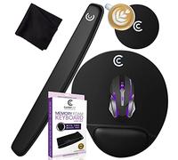 CushionCare Keyboard Wrist Rest Pad - Mouse Pad Included - Ergonomic Support - Premium Quality Foam - New and Improved Shape Provides Comfort and Support to Hands by