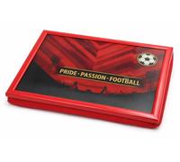 Cushioned Football Lap Tray, Red Stadium Design, 44 x 32 cm