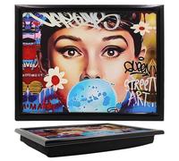 Cushioned Lap Tray Bean Bag Fashion Audrey Icon Hepburn Portable Lap Desk Server