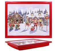 Cushioned Lap Tray - Santa and Reindeer Design