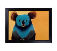 Cushioned Lap Tray with Bean Bag Base for Laptop & Eating - Adorable Koala Bear Design | Padded Lap Desk for Sofa, Bed & Work | Portable TV Dinner & Breakfast Tray, Easy Clean Surface