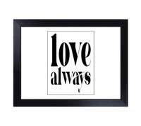 Cushioned Lap Tray with Bean Bag Base for Laptop & Eating - Love Always Typography Quote Design | Padded Lap Desk for Sofa, Bed & Work | Portable TV Dinner & Breakfast Tray, Easy Clean Surface