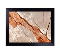 Cushioned Lap Tray with Bean Bag Base for Laptop & Eating - Luxury Marble Vol.10 Design | Padded Lap Desk for Sofa, Bed & Work | Portable TV Dinner & Breakfast Tray, Easy Clean Surface