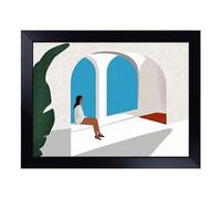 Cushioned Lap Tray with Bean Bag Base for Laptop & Eating - Minimalist Design Vol.1 Design | Padded Lap Desk for Sofa, Bed & Work | Portable TV Dinner & Breakfast Tray, Easy Clean Surface