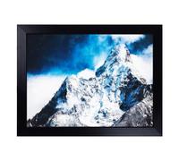 Cushioned Lap Tray with Bean Bag Base for Laptop & Eating - Mount Everest Design | Padded Lap Desk for Sofa, Bed & Work | Portable TV Dinner & Breakfast Tray, Easy Clean Surface