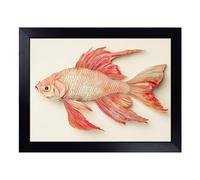 Cushioned Lap Tray with Bean Bag Base for Laptop & Eating - Siamese Fighting Fish Design | Padded Lap Desk for Sofa, Bed & Work | Portable TV Dinner & Breakfast Tray, Easy Clean Surface