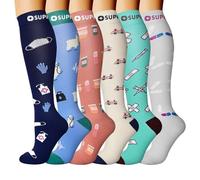 Cushioned Men Women Socks Casual cotton Striped Plain in Heel and Toe Style Crew Sole Work Sports School Uniform
