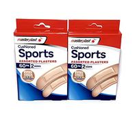 Cushioned Sports Assorted Plasters - 120 in total - Box contains 2 sizes