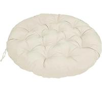 Cushions Papasan Chair Cushion Round,Thick Chair Cushion Pad For Outdoor Egg Chair Garden Cushion Seat Cushion Saucer Chair Rattan Swivel Chair Swing Chair Hanging Chair Indoor And Outdoor(Beige,120x1