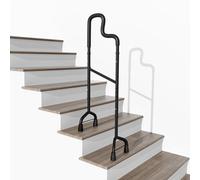 Cushore Stair Climbing Assist Cane for Both Walk Up and Down Stairs, Elderly Stair Lift Assist Devices with Adjustable Height fits Most Standard Steps, Step Helper for Those with Sore HIPS and Knees