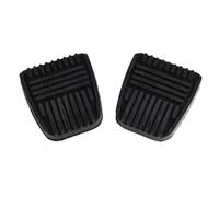 Cushteg 2Pcs Clutch Brake Pedal Pad for Sentra Frontier Pathfinder Altima Maxima 350Z Xterra, for Infiniti G35 FX35 Q45, Replace 46531-89910, Black Rubber