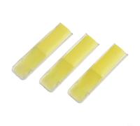 Cushteg Alto Sax Reeds 3-Pack, Resin Synthetic Reeds with Strength 1.5 2.0 2.5, Moisture Resistant U-Shaped Design for Long-Lasting Performance(Strength 2.5)