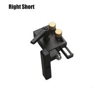 Cushteg Aluminum Miter Track Stop for 19mm T-Slots for Router Tables Woodworking Workshop Tools, Sliding Limiter with Rotating Handle, Left/Right Short/Long Options(Right Short)