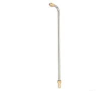 Cushteg Stainless Steel Angled Spray Nozzle for Pressure Washer Lance Extension, 30°/90°/U-Shape, 17cm/35cm, 1/4" Male Quick Connect, for 5000 PSI Washers(35cm-90)