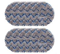 Cushteg Vacuum Mop Cloths For J15, J15 Pro, and J15 Ultra Microfiber Replacement Mopping Pads, 4-Pack or 10-Pack (for J15 Series Floor Cleaner Attachments)(10PCS-Blue+Gray)