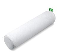 Cushy Form Travel Neck Pillow - Washable Memory Foam Cylinder Pillow for Neck, Back & Leg Support