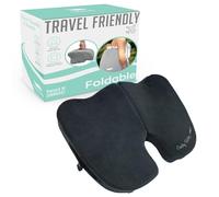 Cushy Tushy Premium Foldable Travel Seat Cushion - for Relief of Lower Back, Sciatic, Butt and Tailbone Pain - for Home & Office Use, Perfect for Travel or Driving - Coccyx Seat Cushion