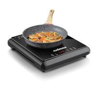 CUSIMAX 2000W Hot Plate, Portable Infrared Electric Stove For Home With 9 Speed,Ceramic Countertop Stove Sensor Touch,Kids Safety Lock And Timer,Compatible For All Cookwares