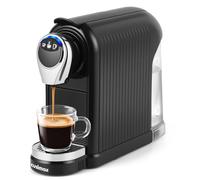 CUSIMAX Coffee Machine with Capsule Bin, Compatible with Nespresso Original, 19-Bar Capsule Coffee Machine, 3 Brew Sizes, 0.8L Removable Reservoir, Energy Save, Black