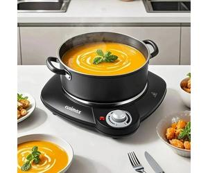 Cusimax Powerful Electric Indoor Grill With Removable Non-Stick Plate And Led Display