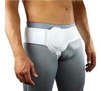 CUSMA Hernia Belts for Men, Inguinal Hernia Support Left Or Right Side To Keep Groin Hernias in Place From Protruding, Adjustable & Removable, Hernia Truss for Support Prior/Post Surgery,White