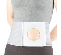 CUSMA Ostomy Hernia Belt - Stoma Support Belt with Stoma Opening - Adjustable Stoma Care Belt for Colostomy Bag To Prevent Parastomal Hernia,L