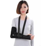 CUSMA Posterior Long Arm Splint - Elbow Immobilizer Right Or Left Forearm Brace with Sling for Fractures, Post-Surgery Recovery,M