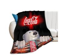 CUSON Flannel Blanket Classic Sign Print Throw Blanket Lightweight Durable Cozy for Logo Lovers Gift - 50'x60'