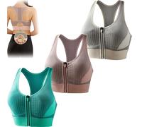 CUSON Intensive Negative Ion Lifting Bra, Powerful Negative Ion Lift Bra, Tourmaline Shaping Bra, Sports Shaping Lifting Bra (3Colors,X-Large)