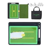 Cusprtm Divot Trainer Pro Set - Golf Swing Path Mat | Diagnose & Verify Practice Solution: Trace Pad for Instant Impact Feedback+Turf Pad for Real Fairway Feel