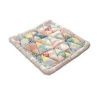 CUSROS Bohemian Patchwork Sofa Cover Non-slip Sofa Slipcover Quilted Couch Cover Floral Print Sectional Couch Cover Soft Couch Floor Mat Slipcover Furniture Protector Home Supplies Multicolor M