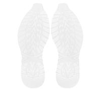 CUSROS Full Shoe Sole Replacement for Sneakers, Anti-Slip Rubber Shoe Out Sole, Boot Front Heel Soles Repairing Replacement Tool Kit, Shoe Repair Pads, Cut Freely Simple Installation Clear L