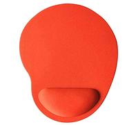 CUSROS Home Office Anti-Slip Mouse Pad Mouse Mat Mousepad, Comfort Solid Color Game Mouse Pad Mat with Wrist Support Orange One Size