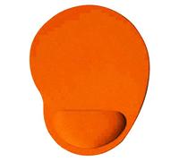 CUSROS Home Office Mouse Pad Mouse Mat Mousepad, Solid Color Anti-Slip Gaming Mouse Pad Mice Mat with Wrist Support Orange One Size