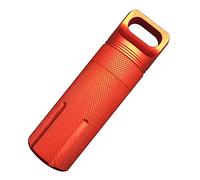 CUSROS Outdoor Aluminium Alloy Waterproof Medicine Storage Bottle Container Water Cup Drinking Cup for Outstoor Sport Orange One Size