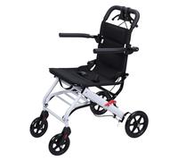 CUSROS Portable Wheelchair Lightweight Folding, Transport Wheelchairs for Adults and Seniors Support 180lbs, Narrow Wheelchair, Lightweight Wheelchair for Travel, Manual Wheelchair A