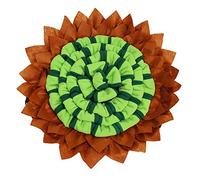 CUSROS Snuffle Mat, Interactive Stress Relief Dog Snuffle Mat Dog Feeding Mats Dog Training Pad, Fabric Pet Foraging Pad for Smell Training Green One Size