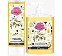 Cussons Creations Limited Edition Soap & Shower Gel. Bee Happy, A Fragranced Blend of Orange Blossom & Lemon Drops