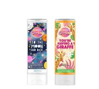 Cussons Creations Space Candy and Coconut Cream Shower Gel 250ml (2, Yellow and White)
