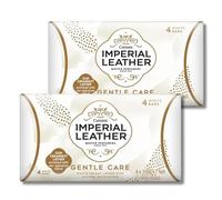 Cussons Imperial Leather Gentle Care Creamy Soap Bar for Sensitive Skin, MILD, 4 x 90g Bars per Pack (Pack of 2) - Luxurious and Gentle Cleansing for Delicate Skin