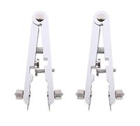 Cusstally 2 x 6825 Spring Bar Piler Standard Spring Bar Remove Tool Watch Spring Bar Bracelet Clamp for Bracelet Bar Tool, Silver