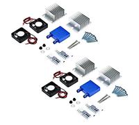 Cusstally 2 x DIY -Electric Air Conditioning Kit for Cooling Peltier Cooling System