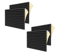 Cusstally 24 Piece Series Soundproof Foam Panels, Pyramid Shaped Acoustic Panels, 2 x 12 x 12 inches