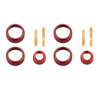 Cusstally 6 x AC Air Conditioner Covers and Ring Button Radio Volume for 1 2 3 4 3GT Series (F20 F22 F30) Red