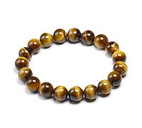 Cusstally Bracelets Tiger Eyes Beads Bracelet Men Charm Natural Stone Bracelets for Man Handmade Yoga Couple Women Gemstone Jewelry Red Czech Republic 19cm 7.5inch Jewelry gift