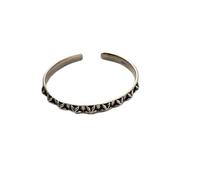 Cusstally Charm Bracelet Korean Version 925 Silver Personality Pentagram Bracelet Female Vintage Creative Handmade Hip-Hop Jewelry Accessories