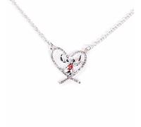 Custard London Disney Stitch Pendant and Heart Earring Set