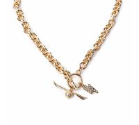 Custard London Gold Harry Potter Chunky T-Bar Necklace