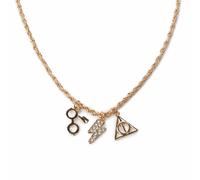 Custard London Gold Tone Harry Potter Charm Necklace